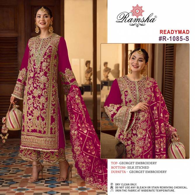 Ramsha R 1085 S To V Georgette Pakistani Readymade Suits Suppliers In India
